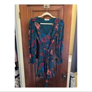 Floral Dress w/ Belt